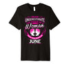 Image of June Birthday Shirt Never Underestimate Woman Zodiac
