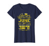 Image of Womens Golden Real Queens Are Born On June 13 Birthday Shirt