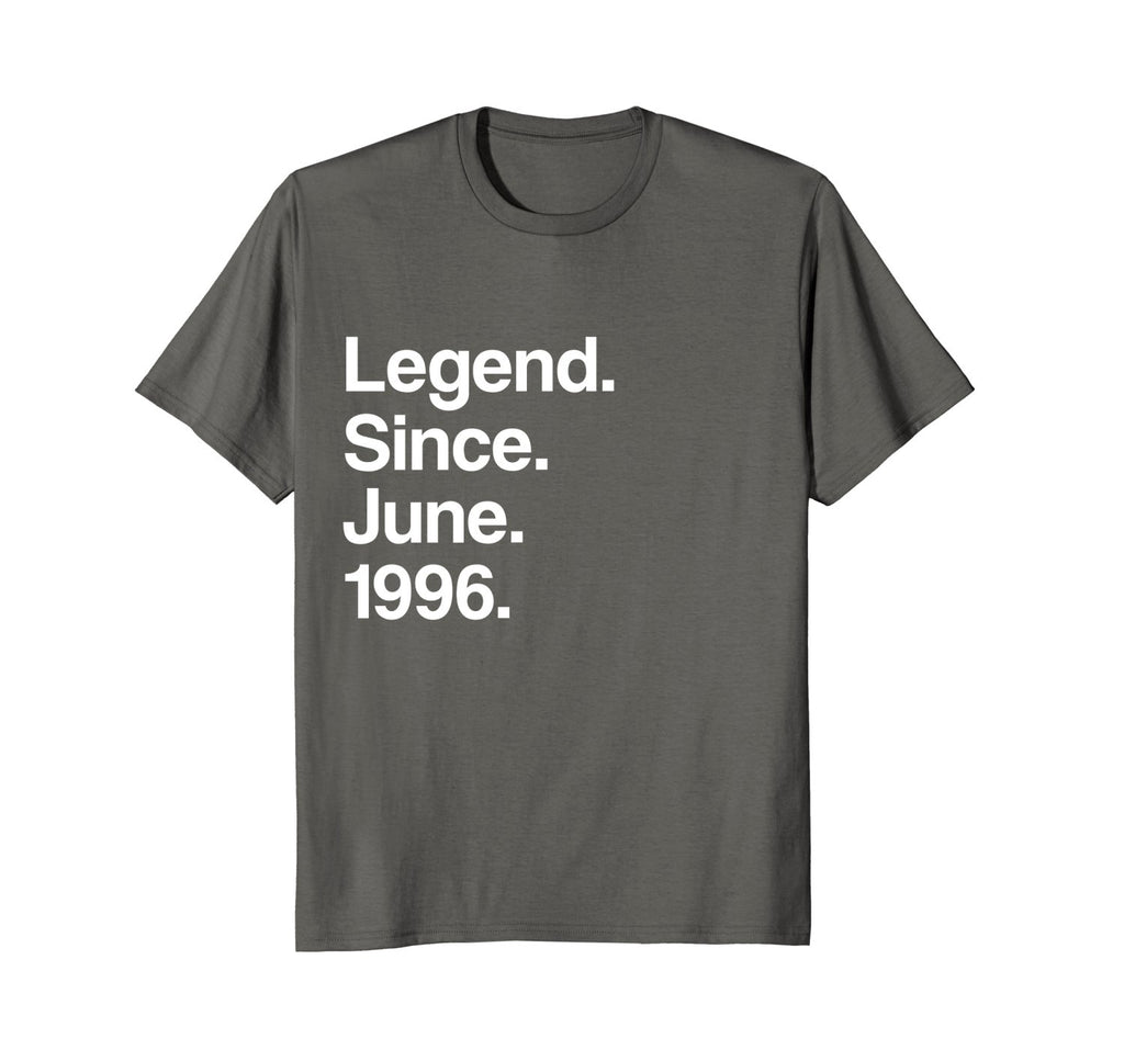 Legend Since June 1996 Shirt - Age 22nd Birthday Funny Gift