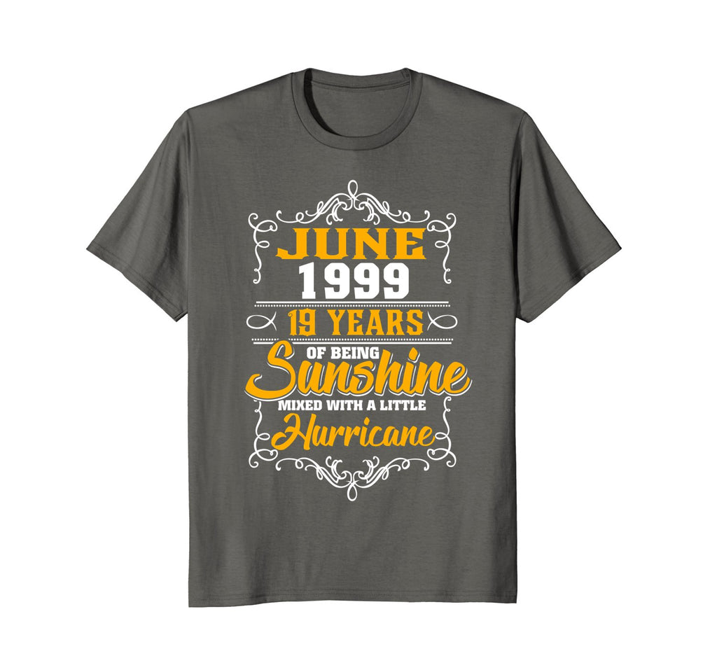 JUNE 1999 19 years of being sunshine mixed-Birthday Tee