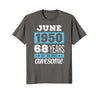 Image of June 1950 - 68th Birthday T-Shirt Gift