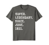 Image of Super Legendary Since June 1931 87th Year Birthday Shirt