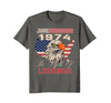 Image of June 1974 Birthday T-shirt Awesome Birth of Legends