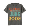 Image of Queens Born In JUNE 2008 10th Awesome Birthday Gift Shirt