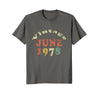 Image of 40 Year Old Birthday T-Shirt Distressed Born In June 1978