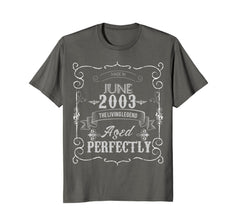 Made In June 2003 Living Legend Shirt for 15th Birthday