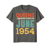 Image of Queens Born In JUNE 1954 64th Awesome Birthday Gift Shirt
