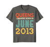 Image of Queens Born In JUNE 2013 5th Awesome Birthday Gift Shirt