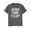 Image of June 1958 T-Shirt The Year Legends Were Born 60th Birthday