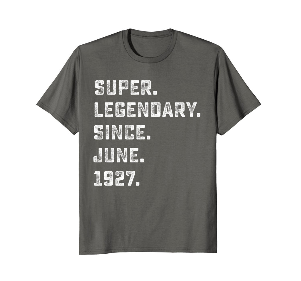 Super Legendary Since June 1927 91st Year Birthday Shirt