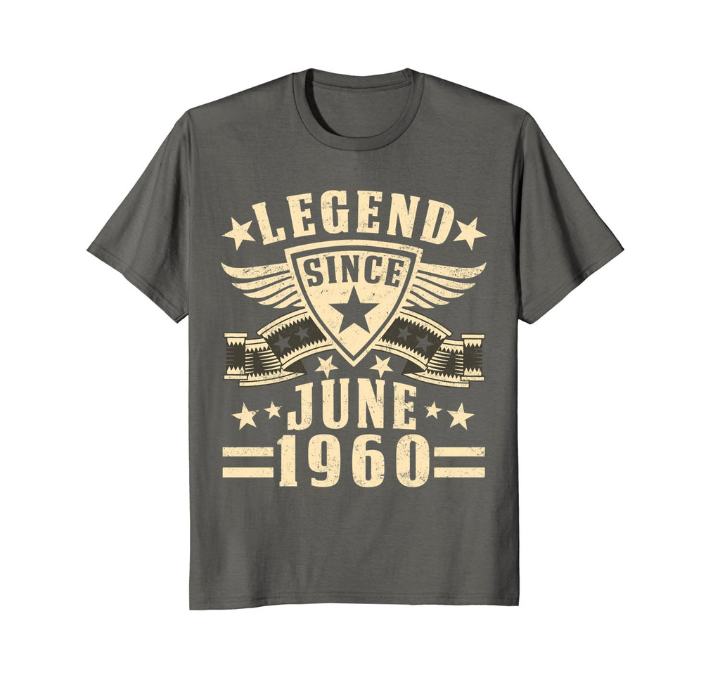 Legend Since June 1960 T-shirt 58th Birthday Gifts