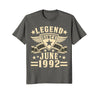 Image of Legend Since June 1992 T-shirt 26th Birthday Gifts