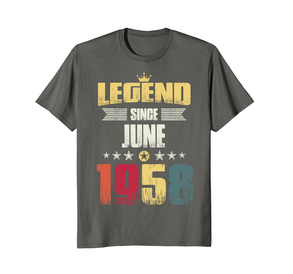 Legend Since June 1958 Vintage 60th Birthday Gift Shirt