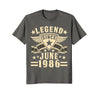 Image of Legend Since June 1986 T-shirt 32nd Birthday Gifts