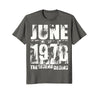 Image of 40th Birthday Gifts - June 1978 The Legend Begins Tee Shirt