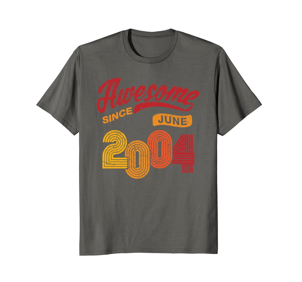 Awesome Since June 2004 Shirt Vintage 14th Birthday Tee
