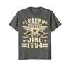 Image of Legend Since June 1964 T-shirt 54th Birthday Gifts