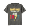 Image of Awesome Since June 1977 Vintage 41st Birthday Gifts Shirts