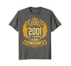 Image of Awesome June 2001 Shirt 17 Years Old 17th Birthday Gifts Boy