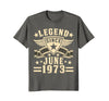 Image of Legend Since June 1973 T-shirt 45th Birthday Gifts