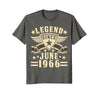 Image of Legend Since June 1966 T-shirt 52nd Birthday Gifts