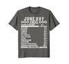 Image of June Guy Facts Shirt - Funny Birthday Gift Idea for Guys