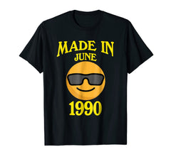 Made In June 1990 28th Years Old 28 Birthday Shirt Gifts
