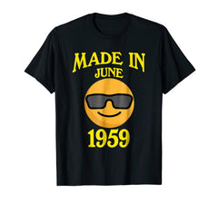 Made In June 1959 59th Years Old 59 Birthday Shirt Gifts