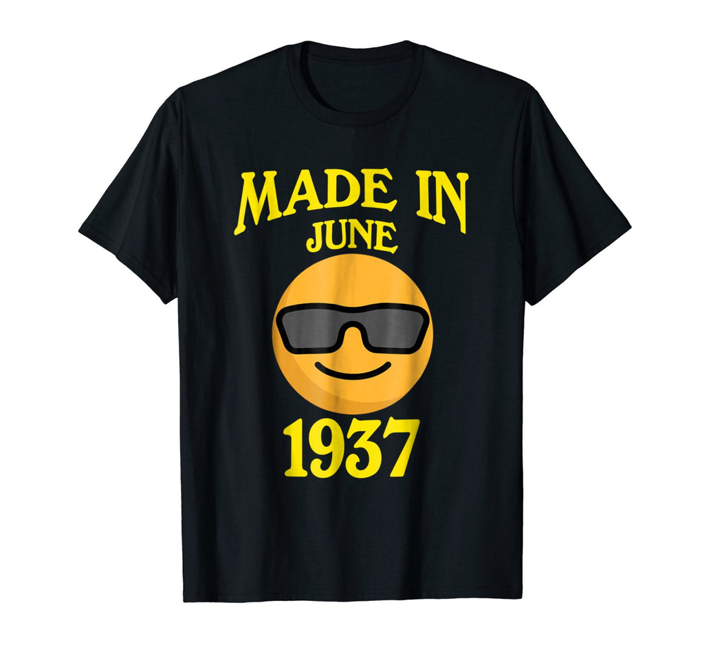 Made In June 1937 81st Years Old 81 Birthday Shirt Gifts