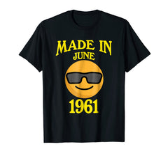 Made In June 1961 57th Years Old 57 Birthday Shirt Gifts