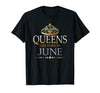 Image of Queens Are Born In June Shirt Theme Birthday Party Royal