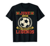 Image of 59th Birthday The Birthday Of Legends Soccer June 1959 Tee