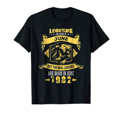 Birthday Shirts June 1982 Funny birthday vintage birthday