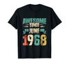 Image of Awesome Since June 1968 T-Shirt 50th Birthday Shirts