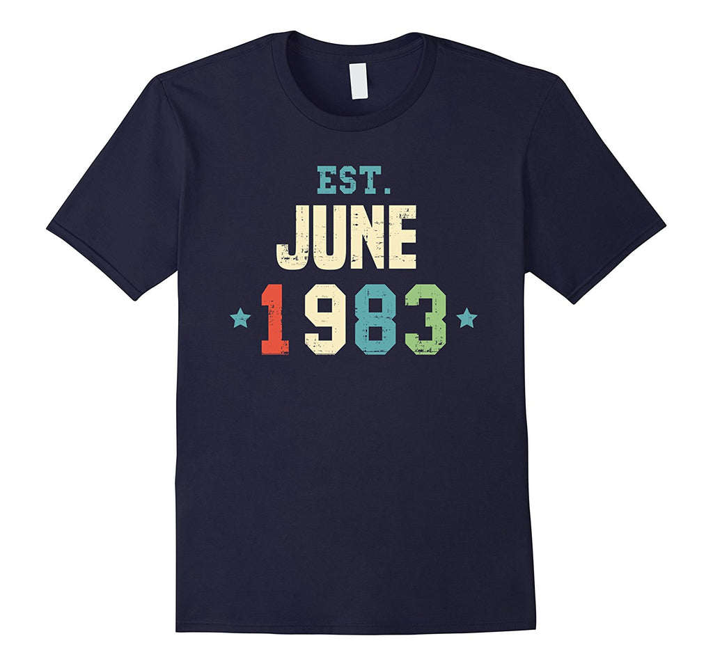 Est June 1983 T-Shirt 35th Birthday Gift Shirts