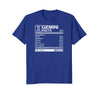 Image of gemini facts born in May &amp; June birthday zodiac t-shirt