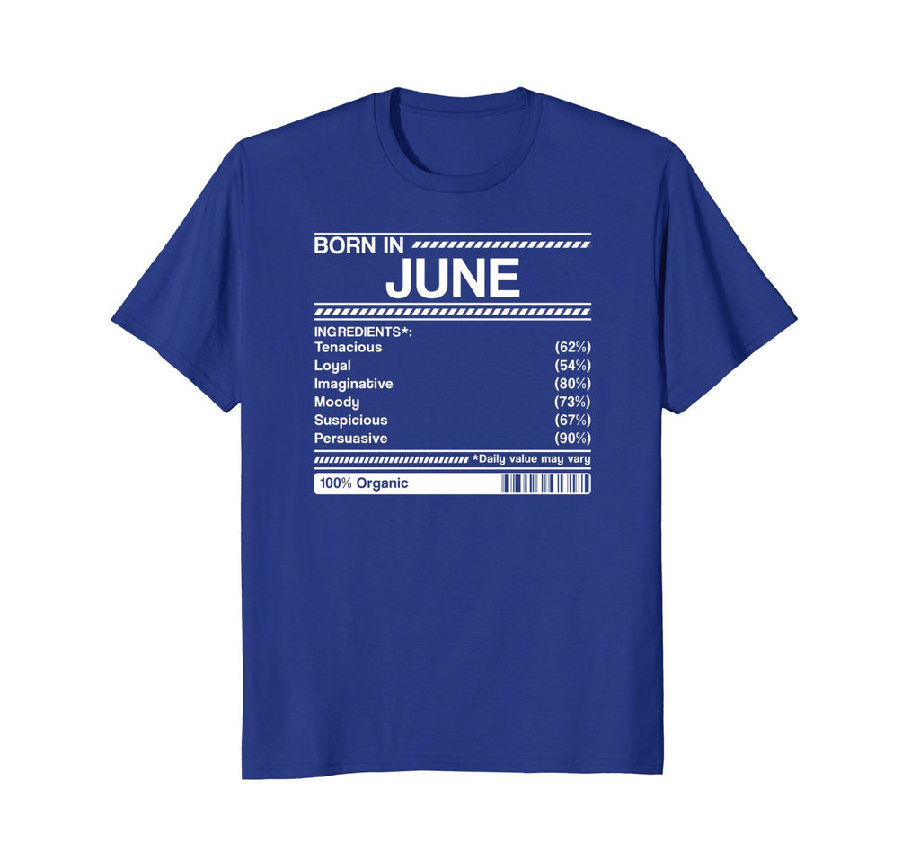born in june birthday facts gift t-shirt