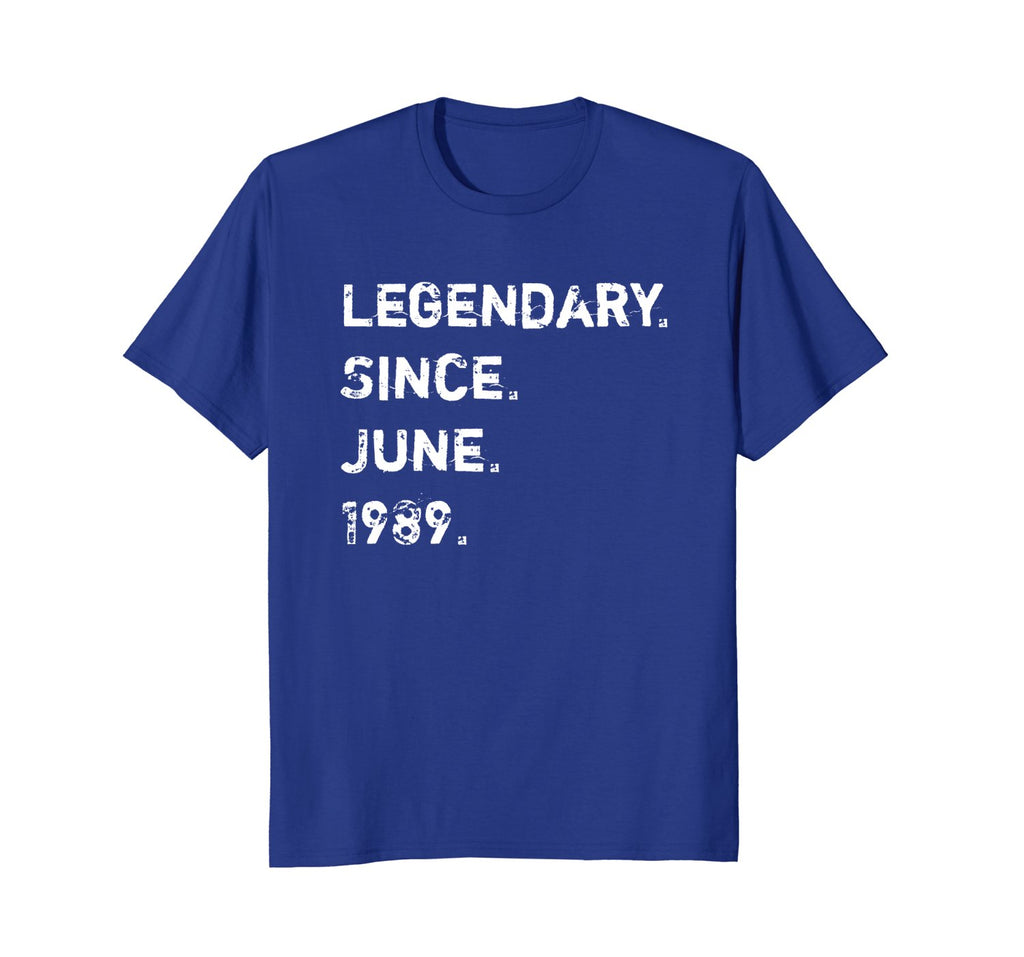 Legendary Since June 1989 29 Years Old Birthday Gift Shirt
