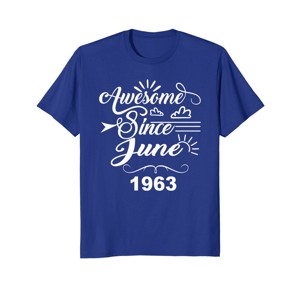 Awesome Since June 1963 T-shirt - 55th Birthday Gifts