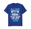 Image of Born in June Birthday TShirt For Mens Women Kids