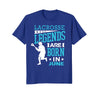 Image of Lacrosse Legends Are Born In June Birthday Gift Shirt