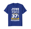 Image of June 1981 37 years of being awesome 37th Birthday T-Shirt