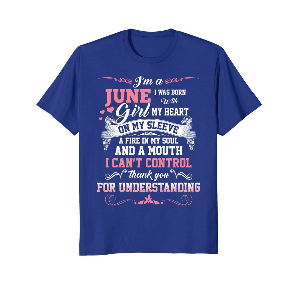 June Girl T Shirt Special Gift For Birthday Shirt