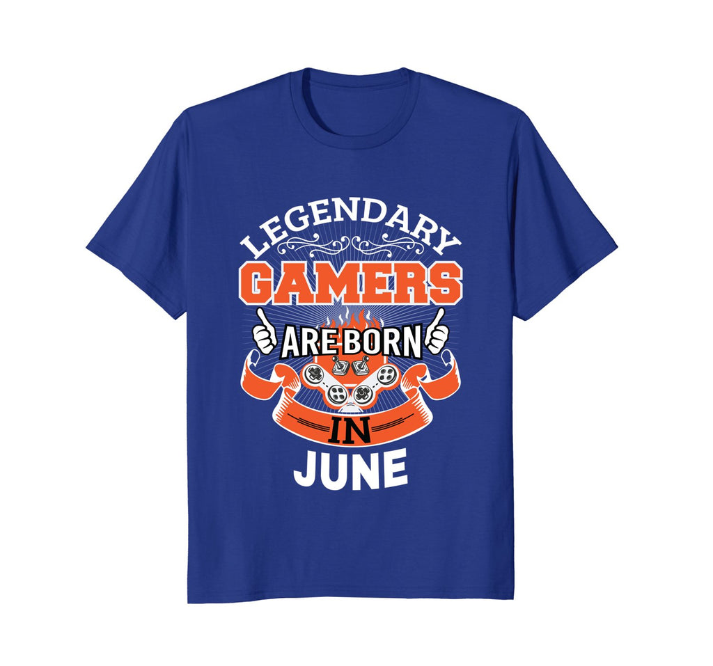 Gamers Born in June Birthday Gift TShirt