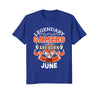 Image of Gamers Born in June Birthday Gift TShirt