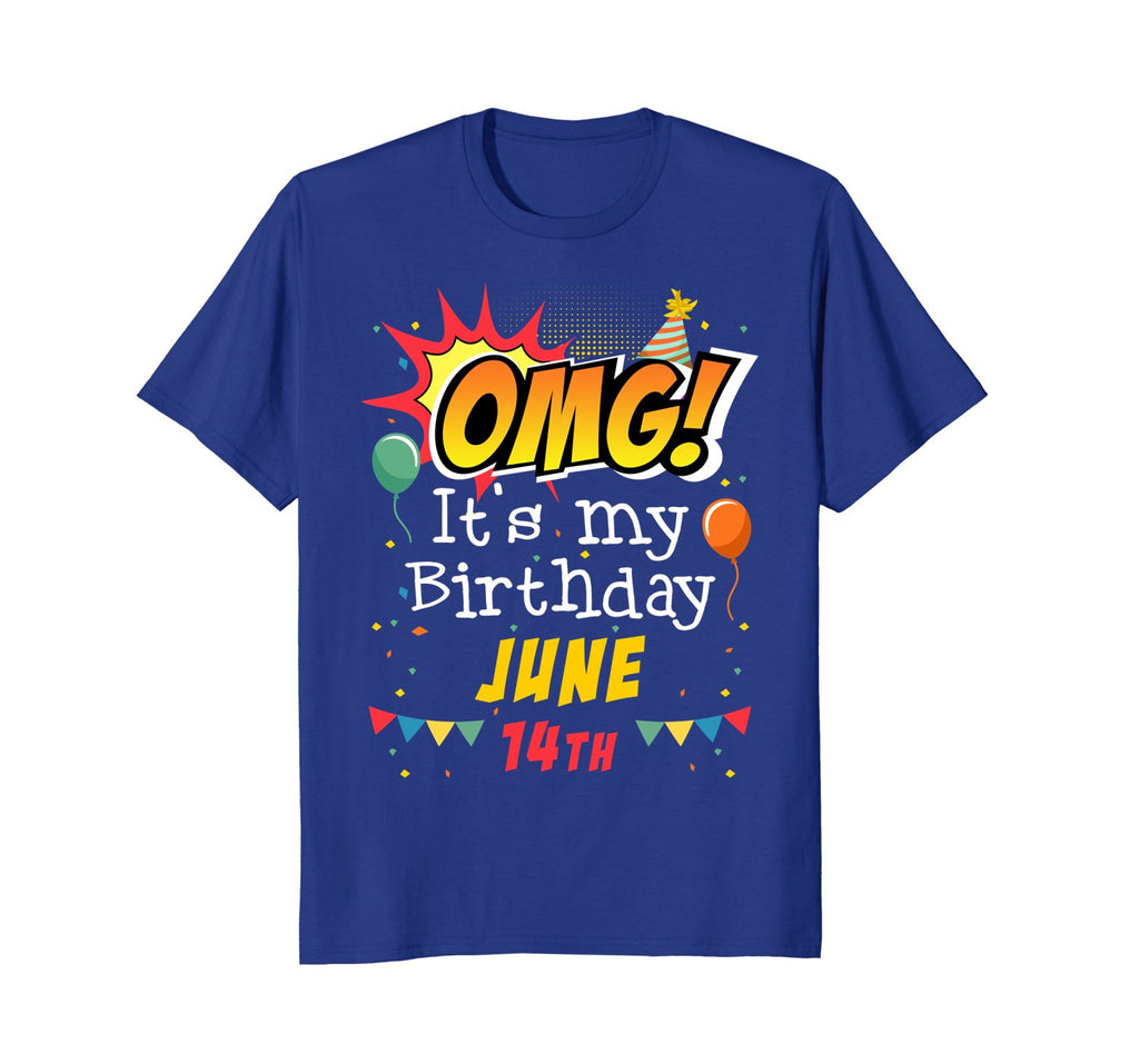 June 14th OMG It's My Birthday T-shirt Gemini Pride