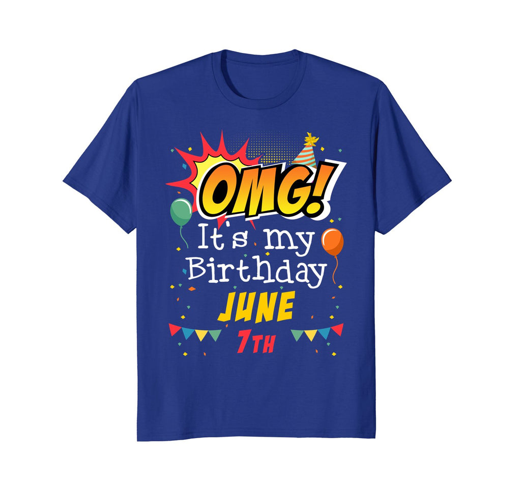 June 7th OMG It's My Birthday T-shirt Gemini Pride
