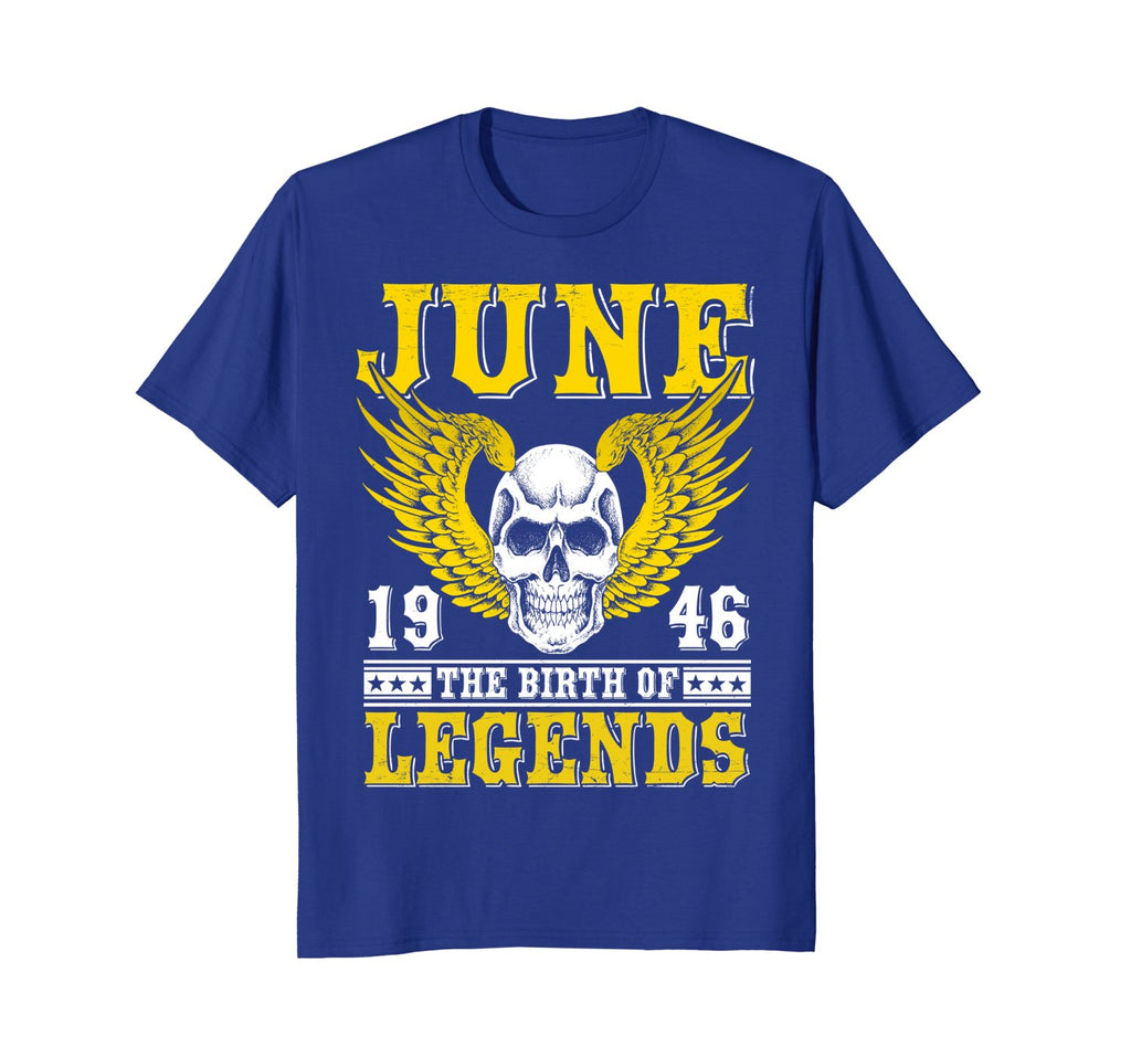 June 1946 The Birth Of Legends Shirt Vintage 72nd Birthday