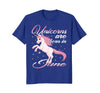 Image of Unicorns Are Born In June Unicorns Birthday T-Shirt