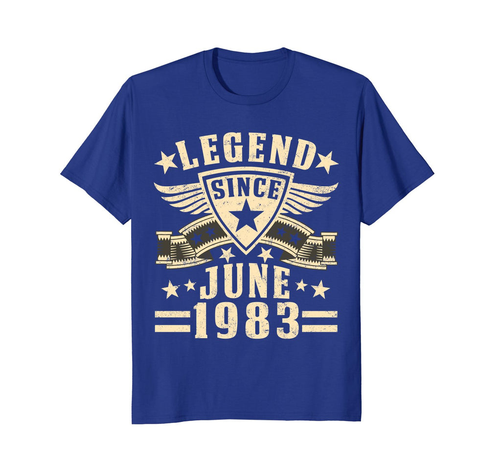 Legend Since June 1983 T-shirt 35th Birthday Gifts
